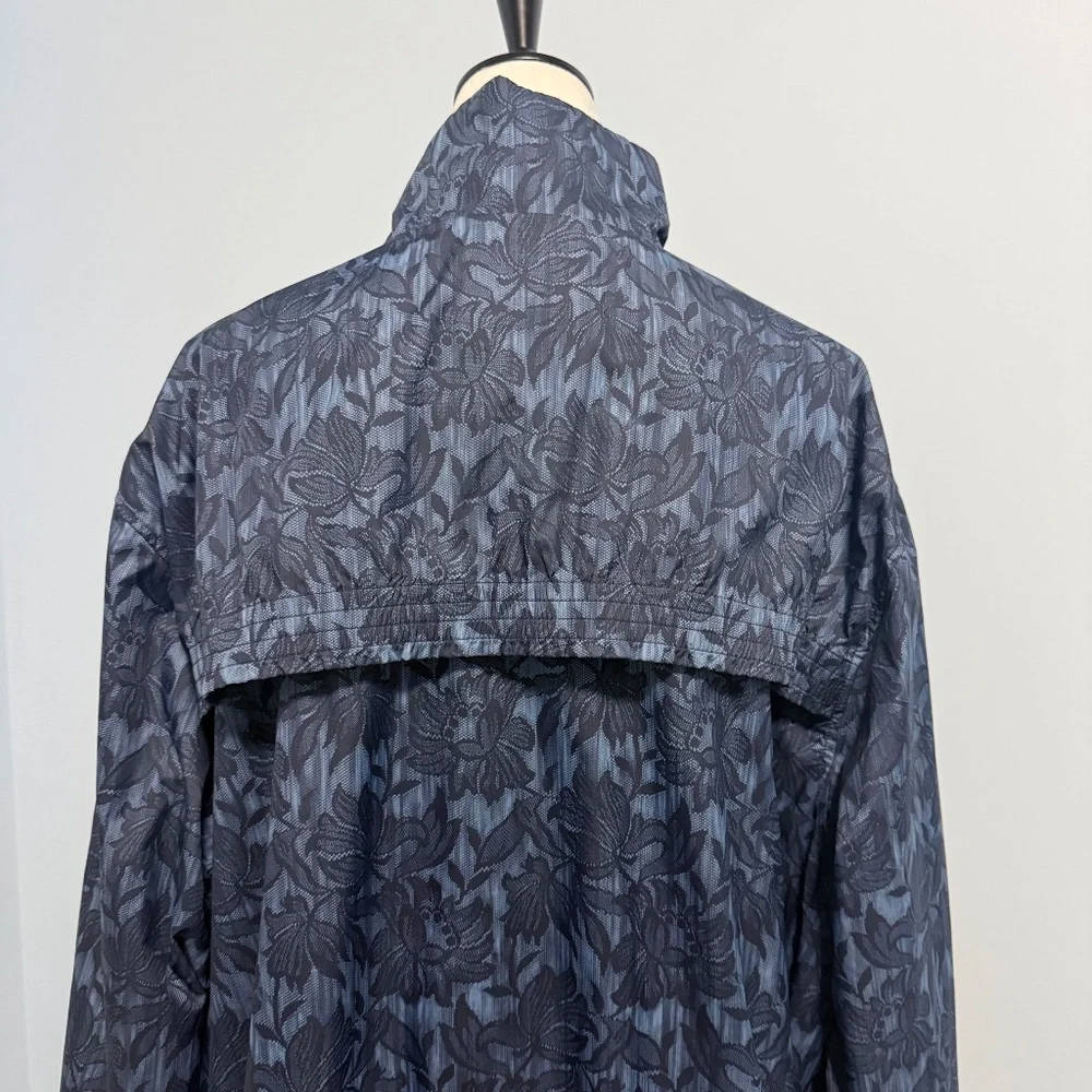 Athleta Women’s‎ Plus Sightseer Lace Jacket Sz 2X Windbreaker Blue Floral
